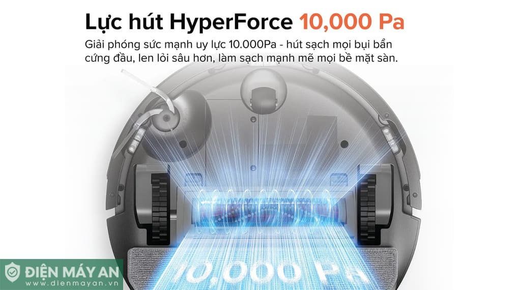 Robot hút bụi lau nhà Roborock Q7TF (Plus) - Đen